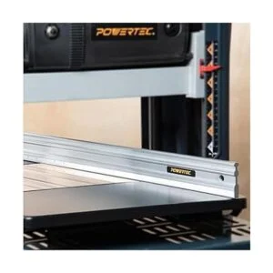 POWERTEC 71332 Borde recto de aluminio anodizado de 38