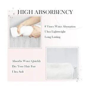 Toalla de microfibra ultraafelpada para mujer de 10 x 26_2