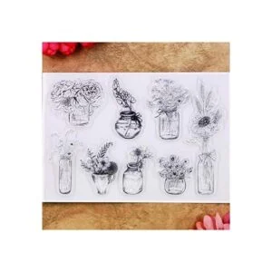 Kwan Crafts Flores Jarrón Rosa Chrysanthemum Sellos_1