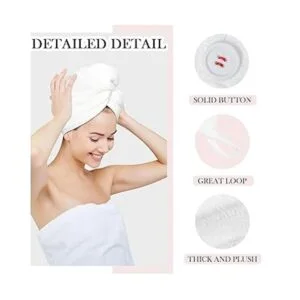 Toalla de microfibra ultraafelpada para mujer de 10 x 26_3