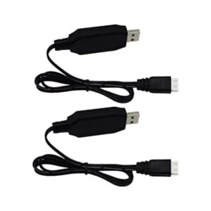 Blomiky Paquete de 2 cables de carga USB H102 de 7.4 V 1.3_1