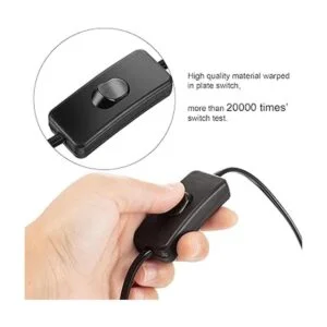 Pelopy Paquete de 10 cables de luz cable de lámpara con