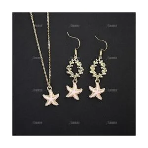 AUEAR Dijes esmaltados de concha de mar océano para hacer