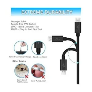 Cable de carga USB compatible con Bose Soundlink 5 FT_2