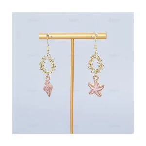 AUEAR Dijes esmaltados de concha de mar océano para hacer