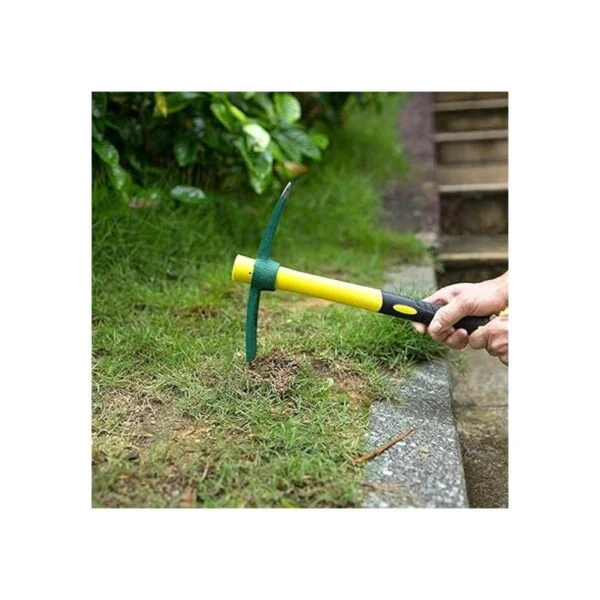 KINJOEK Pick Mattock Hoe hacha forjada para jardín con