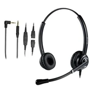 Auriculares de 0.098 in con micrófono de cancelación de_1