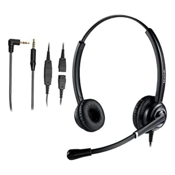 Auriculares de 0.098 in con micrófono de cancelación de_1
