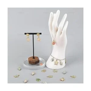 AUEAR Dijes esmaltados de concha de mar océano para hacer