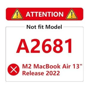 Dongke Carcasa rígida para MacBook Air de 13 pulgadas_3