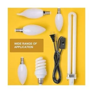 Pelopy Paquete de 10 cables de luz cable de lámpara con