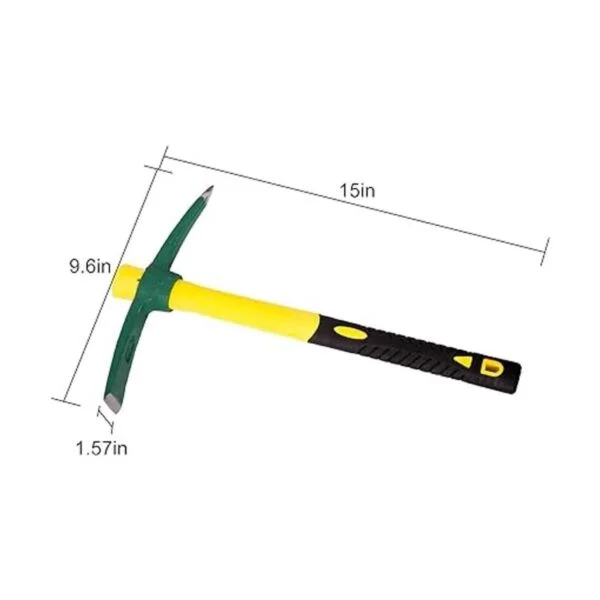 KINJOEK Pick Mattock Hoe hacha forjada para jardín con