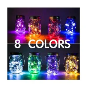 StarryMine Luces solares mejoradas para tarros de masón_5