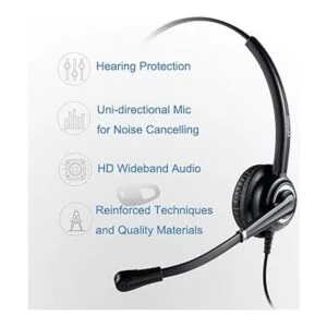 Auriculares de 0.098 in con micrófono de cancelación de_5