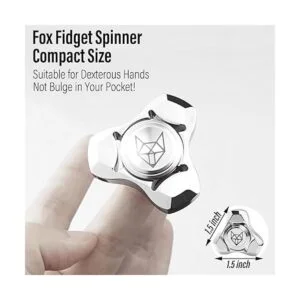 FREELOVE Fox Juguetes giratorios de triple metal para_2