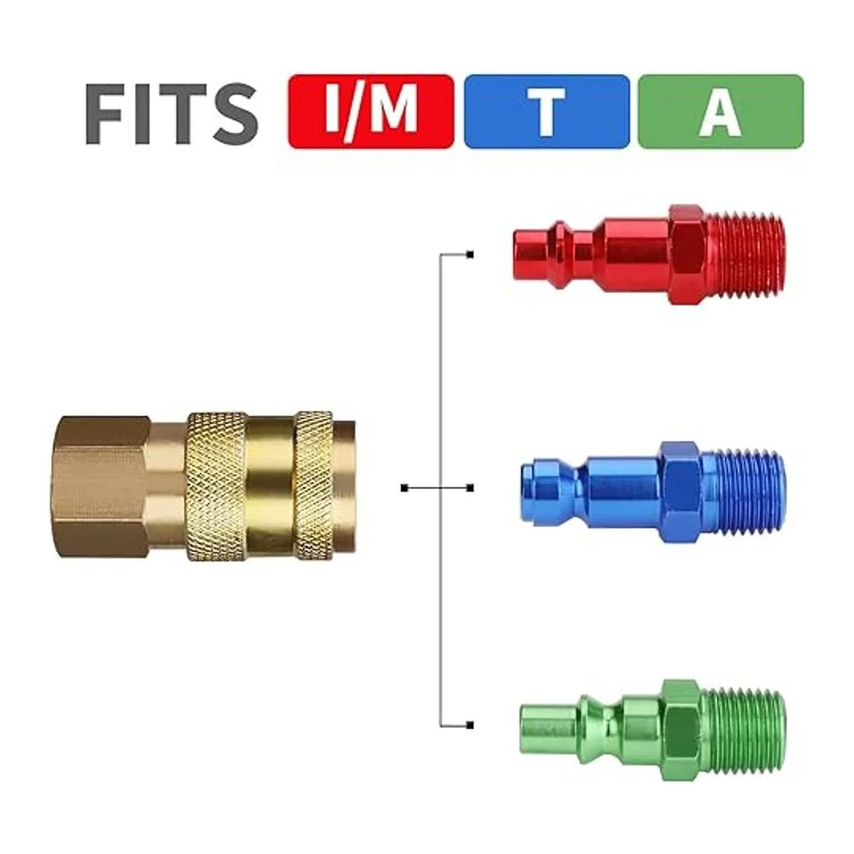 Hromee Manguera de compresor de aire de 38 pulgadas x 50_3