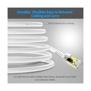 Kasimo Cable Ethernet CAT 8 para internet más rápido_6