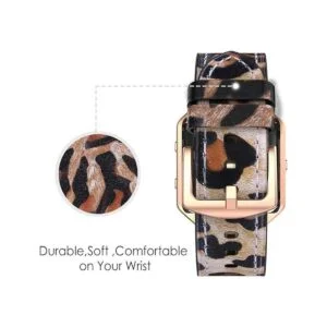 Simpeak Correa de cuero con marco de funda compatible con_3