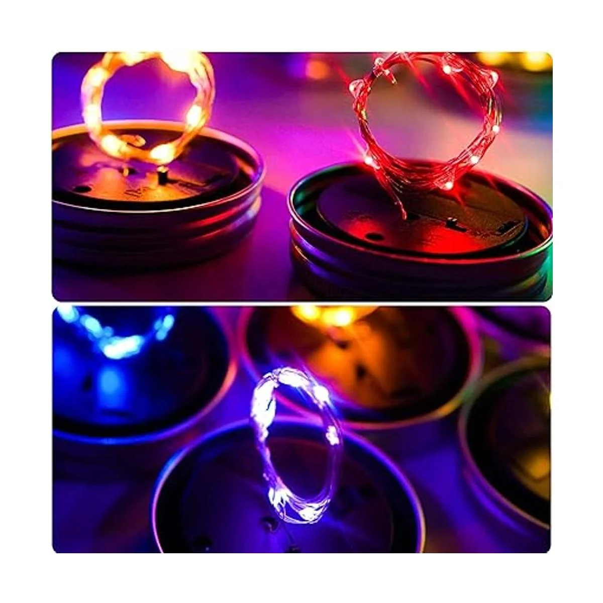 StarryMine Luces solares mejoradas para tarros de masón_6