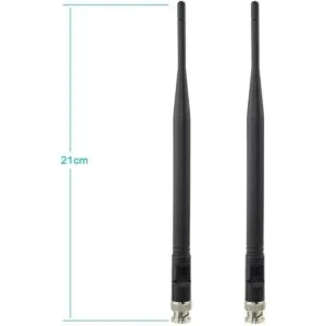 Bingfu Antena receptora de micrófono inalámbrico UHF 400_3