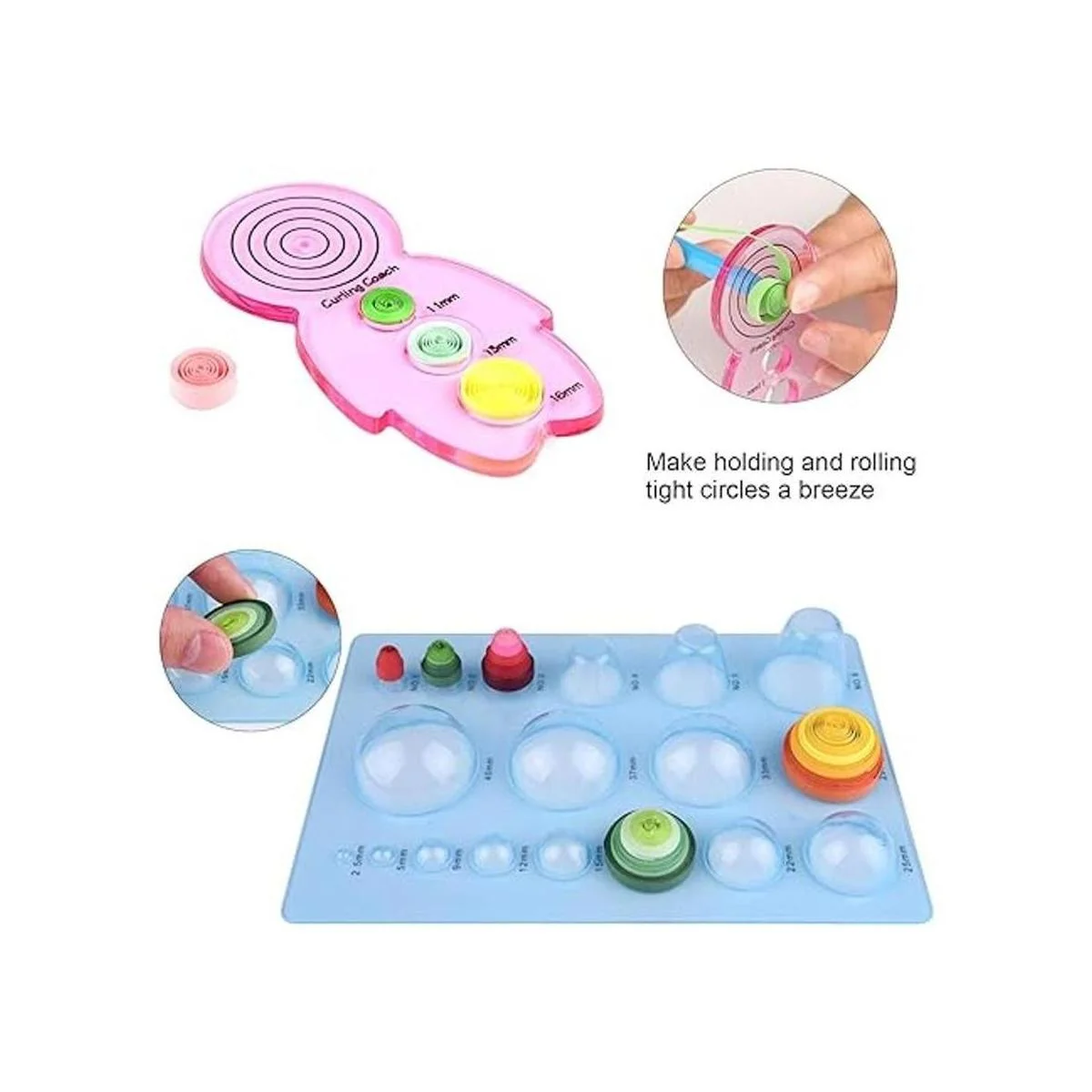 TUPARKA 19 piezas de papel Quilling kits 45 colores 900