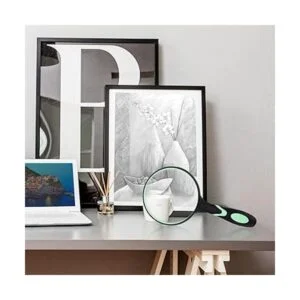 Lupa de gran tamaño de 5 aumentos de lectura de mano para_4