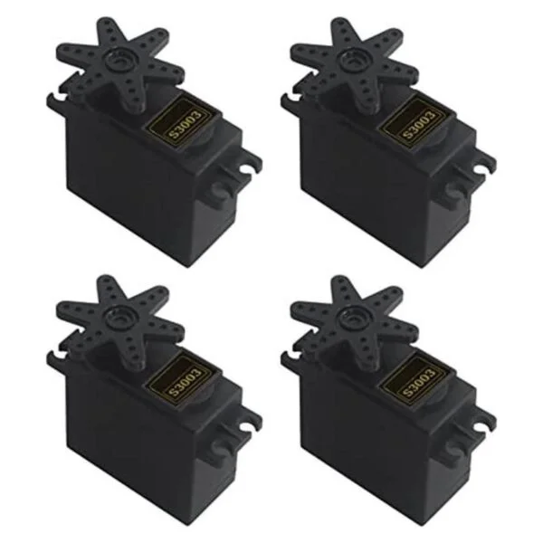 RGBZONE 4 unids S3003 servo motor estándar RC servo de