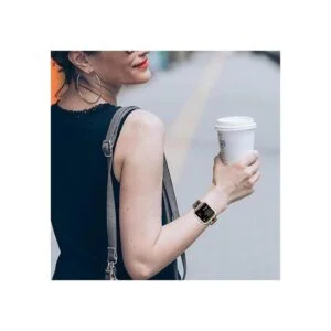 Simpeak Correa de cuero con marco de funda compatible con_5