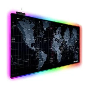 Alfombrilla de mouse para juegos RGB extendida_1