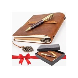 Cuadernos de 3 repuestos para diario de cuero de_3