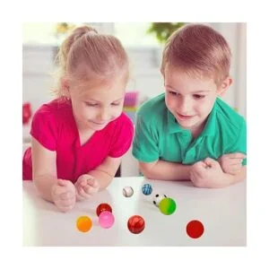 KISEER 50 bolas saltantes coloridas surtidas a granel con_5