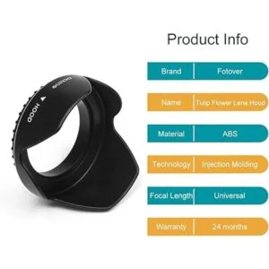 Parasol universal de 2.638 in con diseño de tulipán y_2