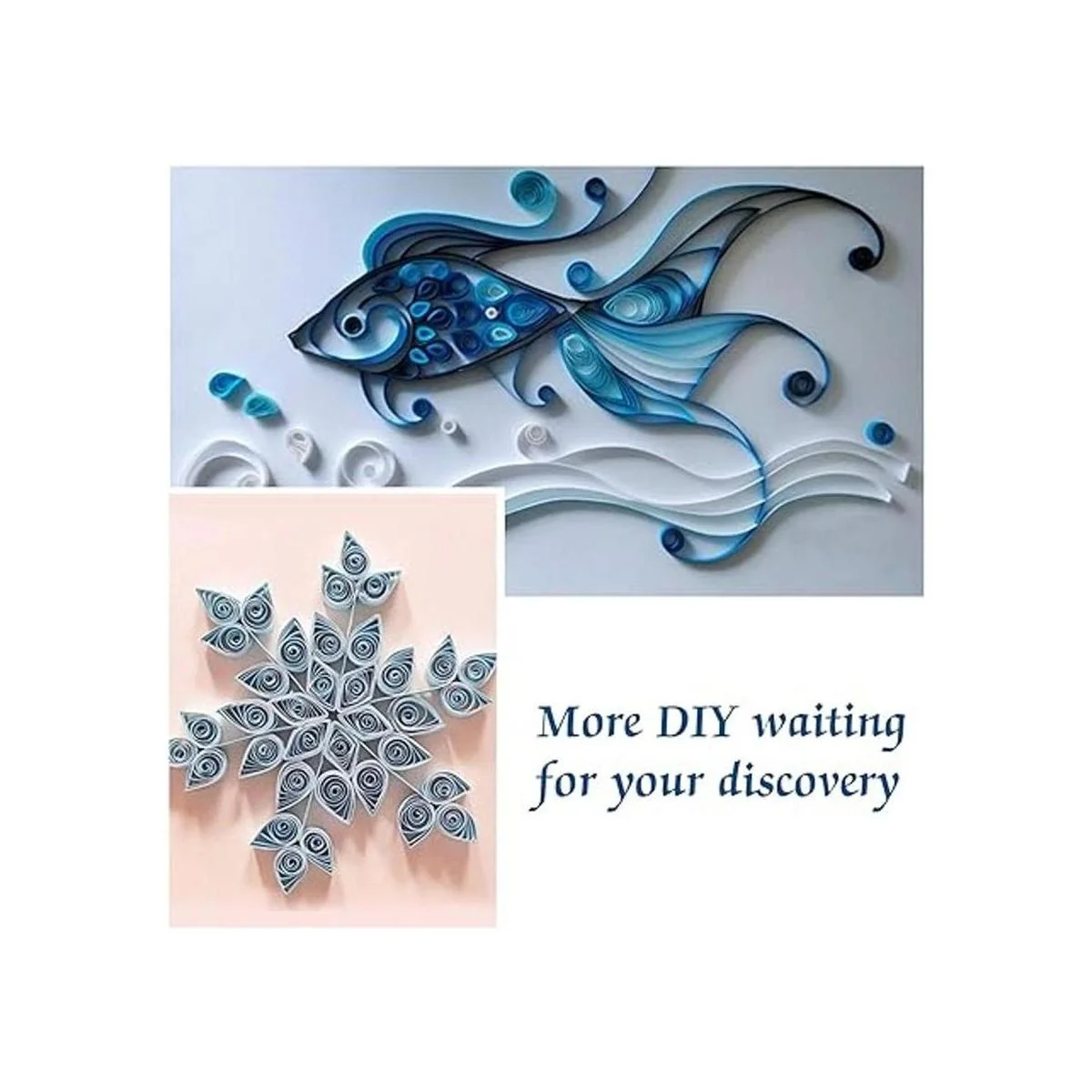 TUPARKA 19 piezas de papel Quilling kits 45 colores 900