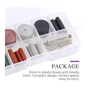 Swpeet Kit de 46 ruedas de pulido 40 piezas de 4 colores