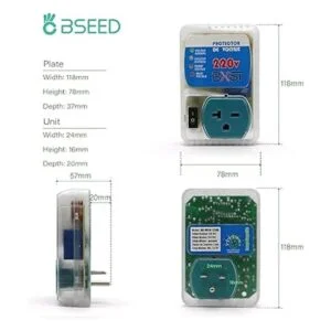 BSEED Enchufe de EE. UU. protector de sobretensiones para_4