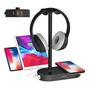 COZOO Soporte para auriculares con almohadilla de carga_1