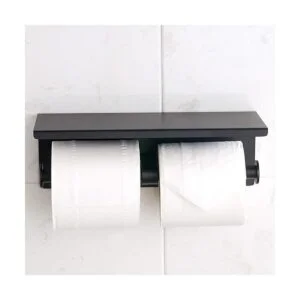 BGL Soporte doble para papel higiénico acero inoxidable_3