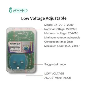 BSEED Enchufe de EE. UU. protector de sobretensiones para_3