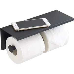 BGL Soporte doble para papel higiénico acero inoxidable_1