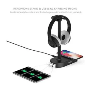 COZOO Soporte para auriculares con almohadilla de carga_6