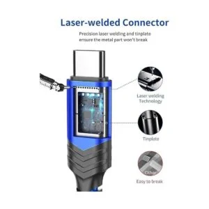 JSAUX Cable USB C paquete de 4 unidades 10 pies6.6_4