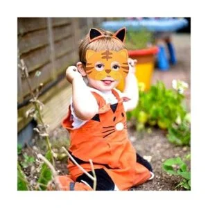 Máscaras de fieltro de animales salvajes con temática de_6