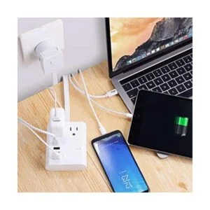 Adaptador de enchufe World Travel M8 Max de Orei 3 USB_4