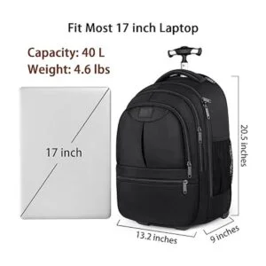 Rolling BackpackWater Resistant Wheeled Travel_2