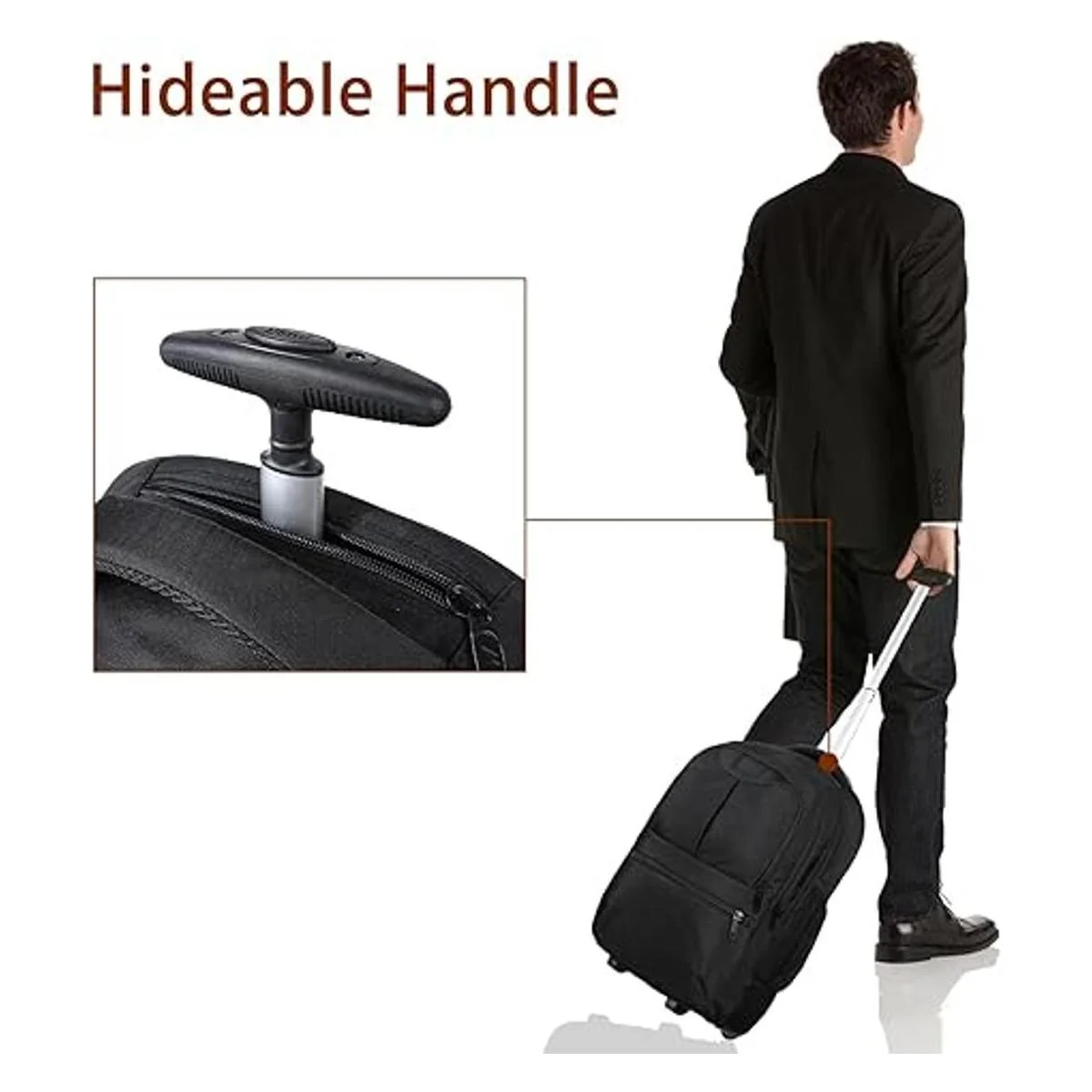 Rolling BackpackWater Resistant Wheeled Travel_6