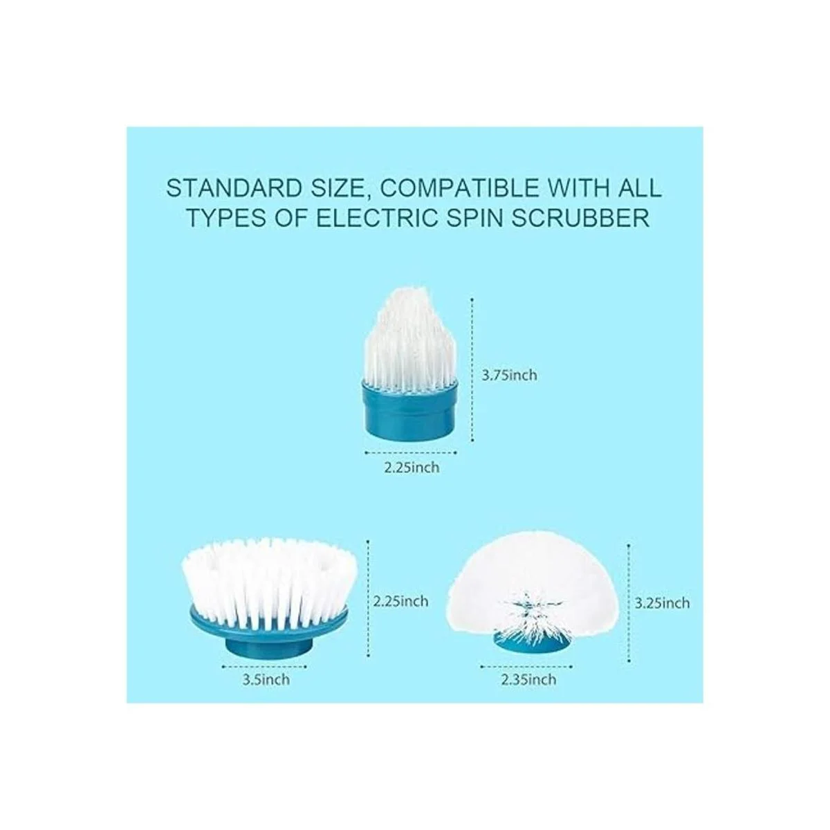 Cabezales de repuesto para cepillo giratorio de huracán