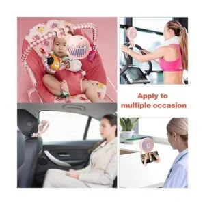 TRELC Ventilador de mano para cochecito ventilador_5