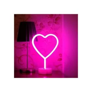 Luz de corazón de neón letreros de neón LED luz_1
