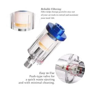 Quickun Filtro separador de aceite de agua ajuste de