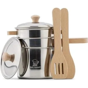 New Classic Toys Juego de sartenes de metal juguete de_3